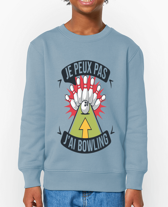 Sweat-shirt enfant je peux pas j'ai bowling Par  bwilfy