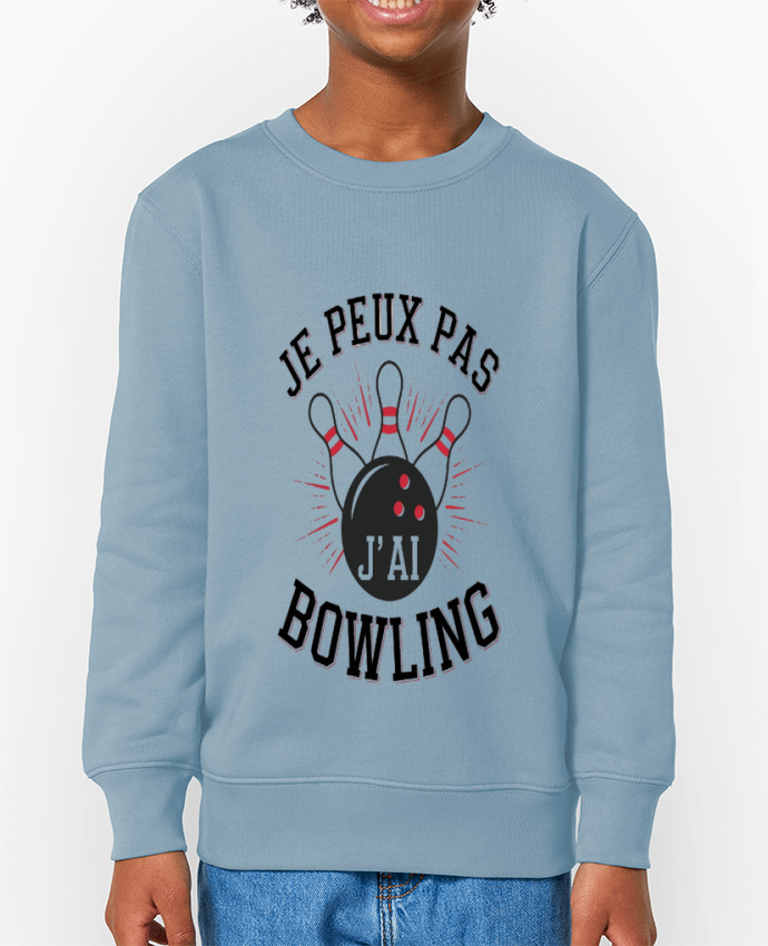 Sweat-shirt enfant je peux pas j'ai bowling Par  bwilfy