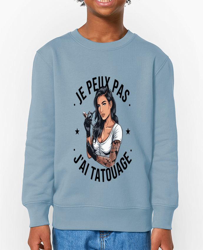 Sweat-shirt enfant je peux pas j'ai tatouage Par  bwilfy