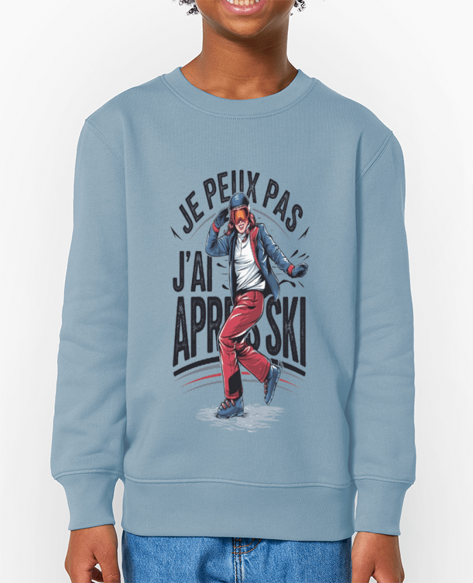 Sweat-shirt enfant je peux pas j'ai après ski Par  bwilfy