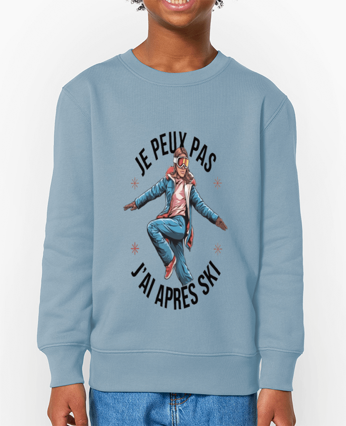 Sweat-shirt enfant je peux pas j'ai après ski Par  bwilfy