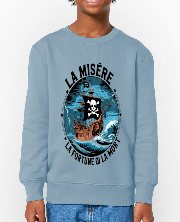 Sweat-shirt enfant la misère la fortune ou la mort Par  bwilfy