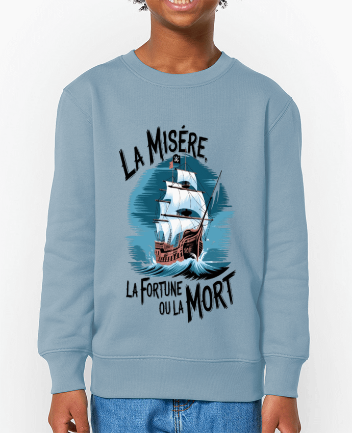 Sweat-shirt enfant la misere la fortune ou la mort Par  bwilfy