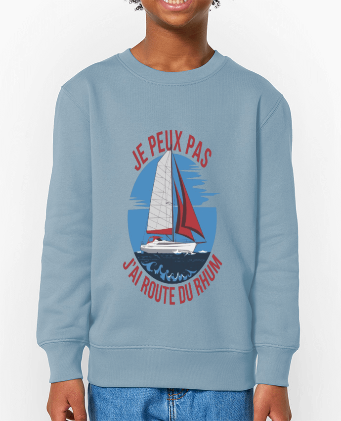 Sweat-shirt enfant je peux pas j'ai route du rhum Par  bwilfy