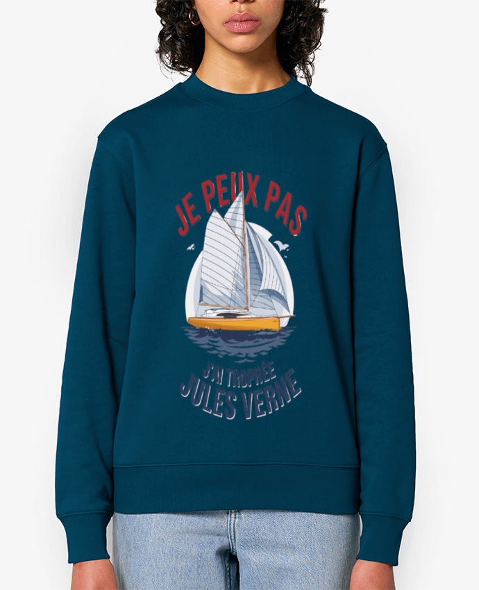 Sweat-shirt je peux pas j'ai trophée Jules verne Par bwilfy