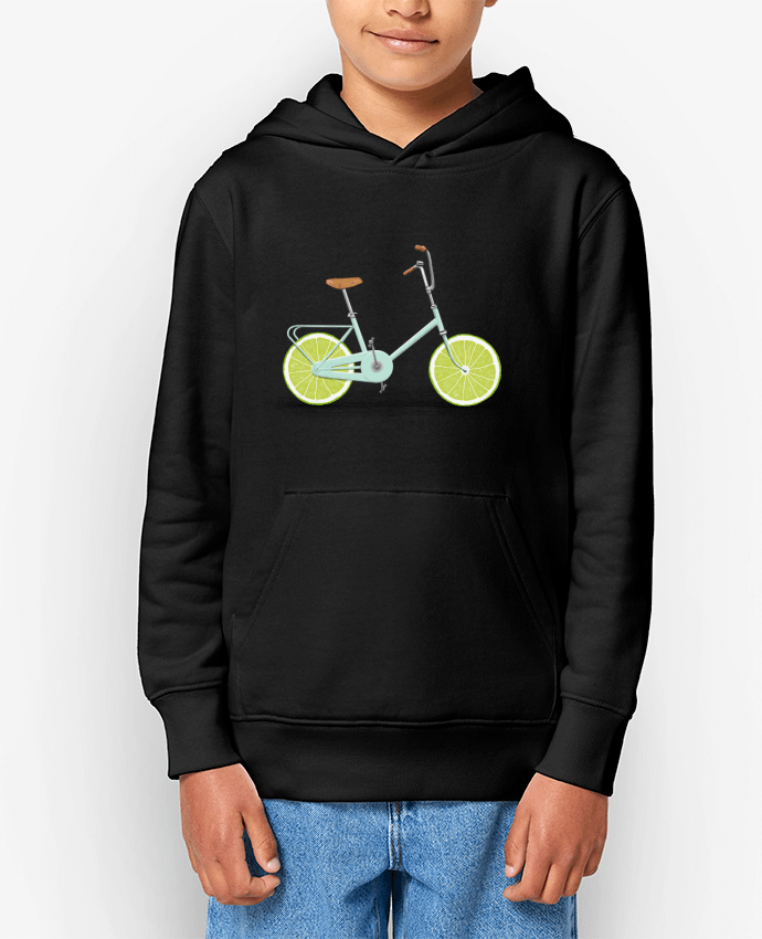 Sweatshirt à capuche écoresponsable enfant Acid Par Florent Bodart