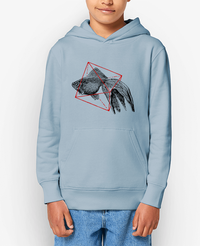 Sweat enfant Fish in geometrics II Par Florent Bodart