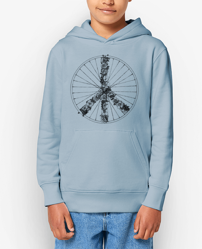 Sweat enfant Peace and Bike Lines Par Florent Bodart
