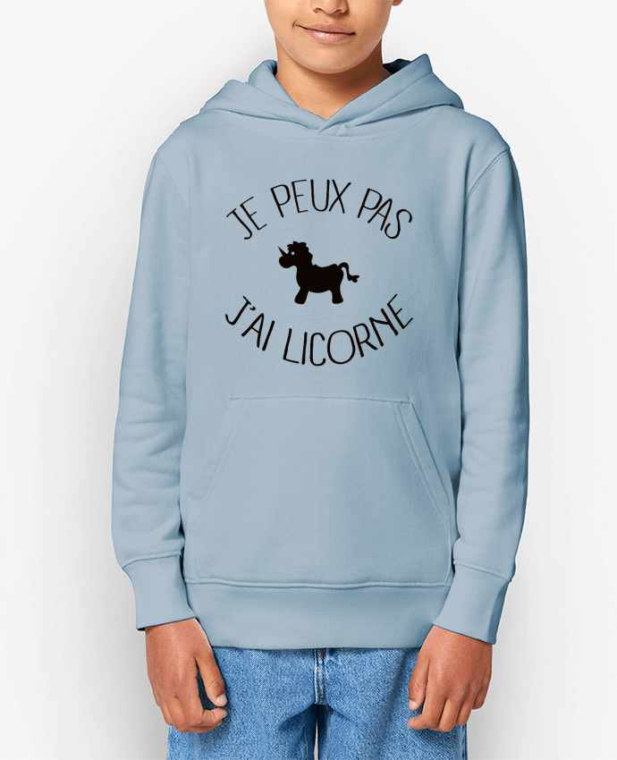 Sweat enfant Je peux pas j'ai licorne Par Freeyourshirt.com