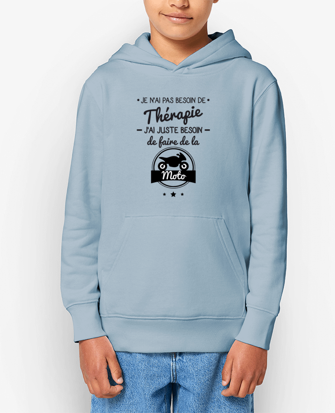 Sweat enfant J'ai juste besoin de ma moto, tee shirt moto, motard Par Benichan