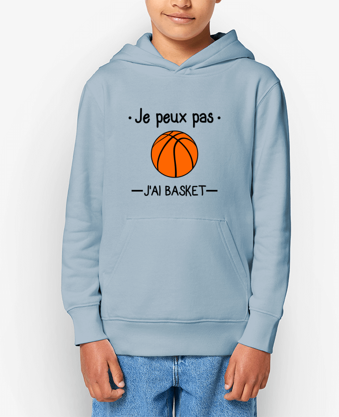Sweat enfant Je peux pas j'ai basket,basketball,basket-ball Par Benichan