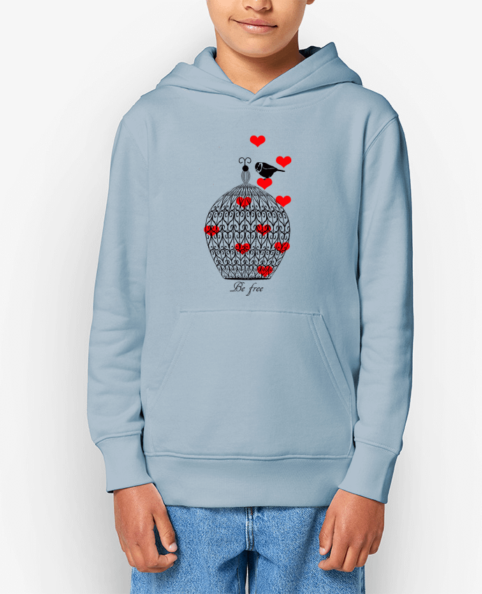 Sweat enfant Be free Par Les Caprices de Filles