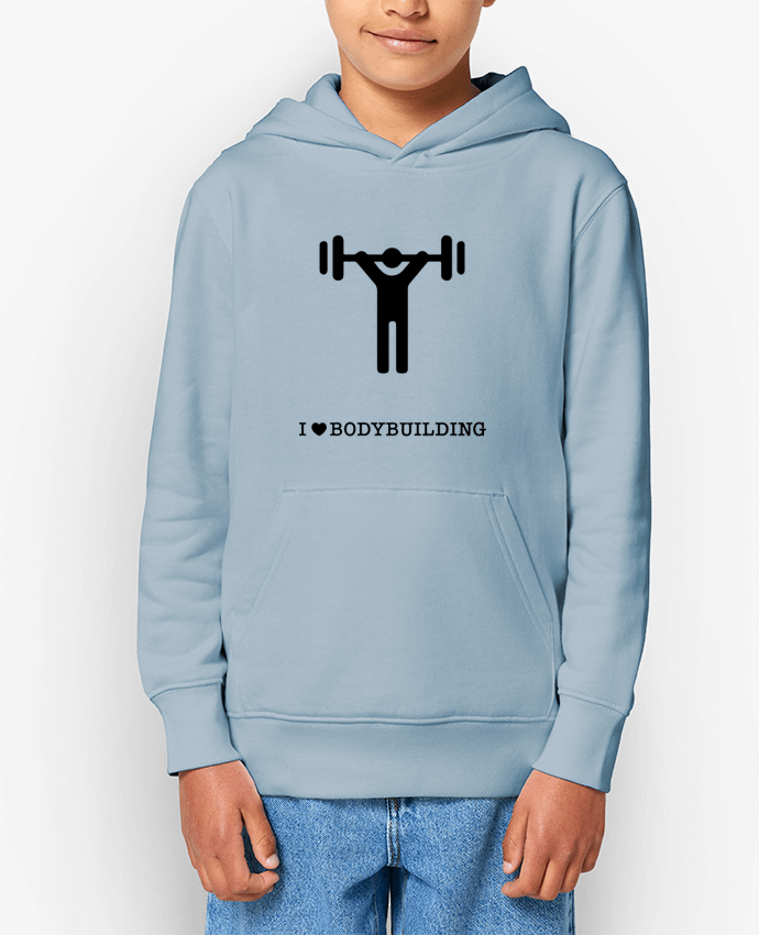 Sweat enfant I love bodybuilding Par will