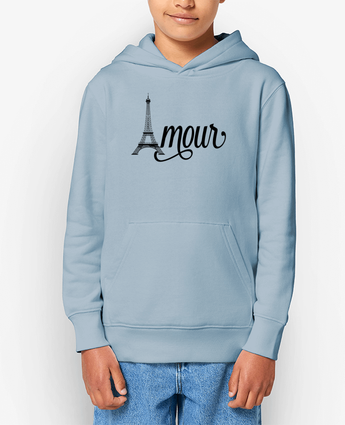 Sweat enfant Amour Tour Eiffel - Paris Par justsayin