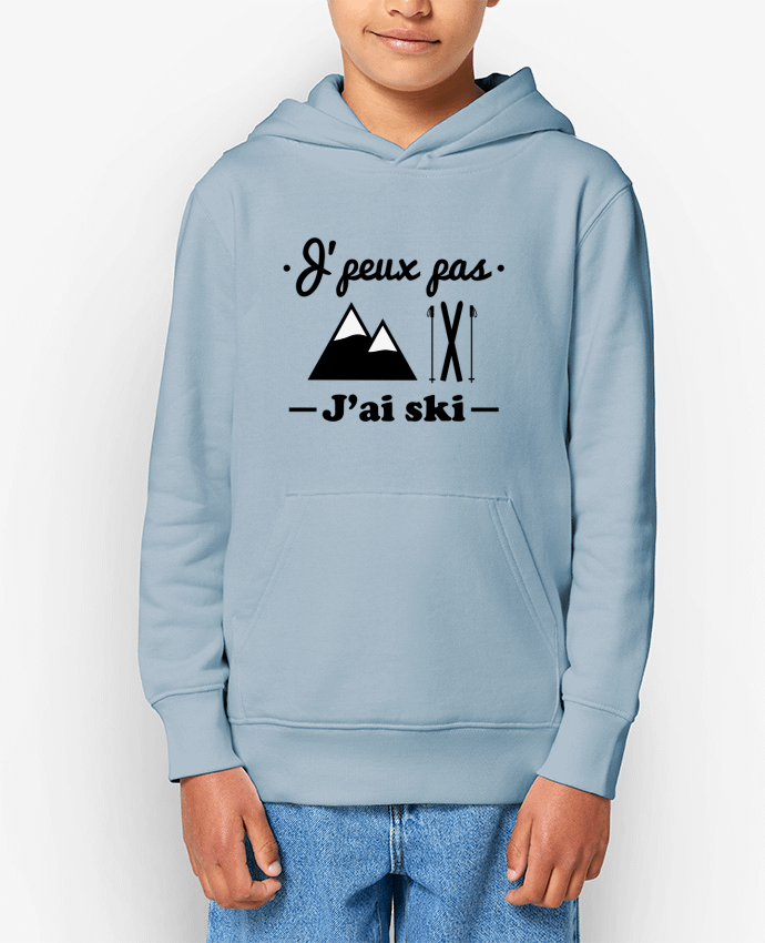 Sweat enfant J'peux pas j'ai ski Par Benichan