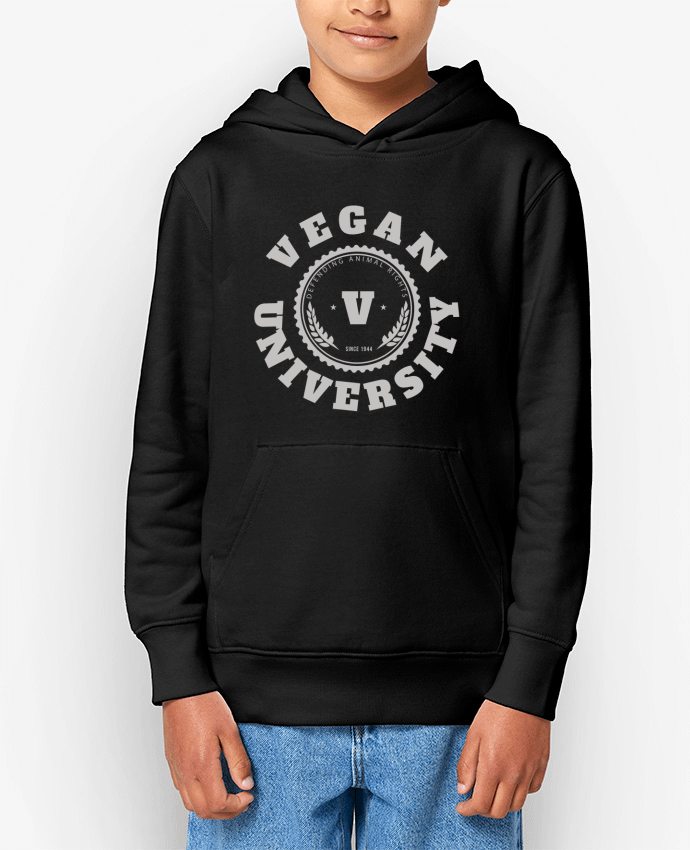 Sweat enfant Vegan University Par Les Caprices de Filles