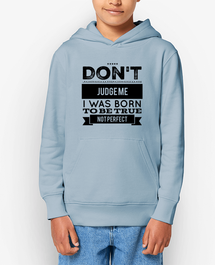 Sweat enfant Don't judge me Par Les Caprices de Filles