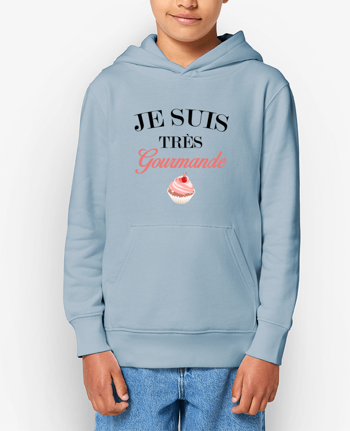 Sweat enfant Je suis très gourmande Par tunetoo