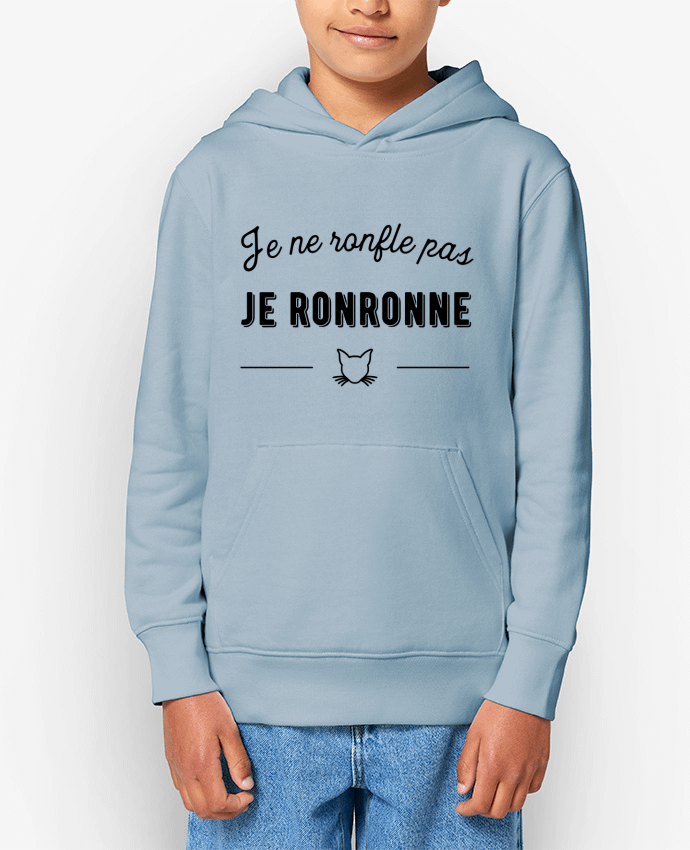 Sweat enfant je ronronne t-shirt humour Par Original t-shirt