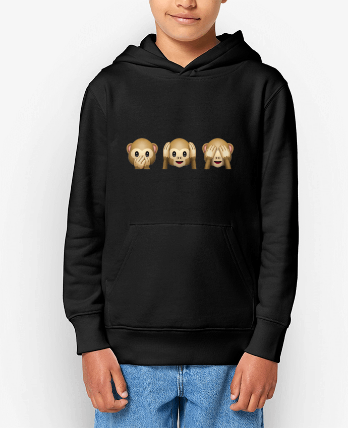 Sweat enfant Three monkeys Par Bichette