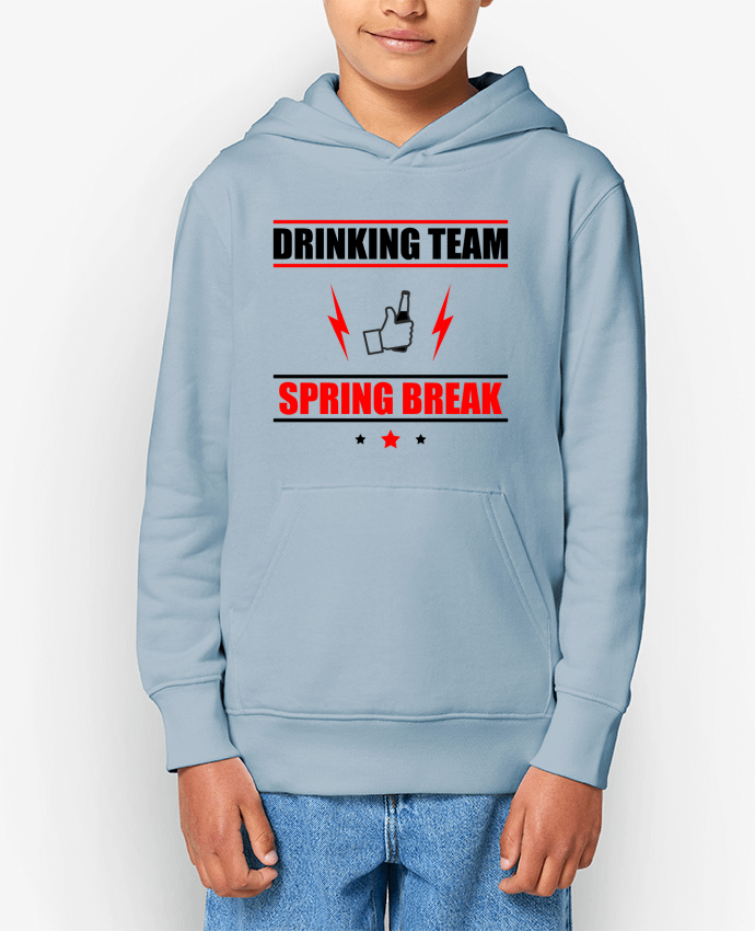 Sweat enfant Drinking Team Spring Break Par Benichan