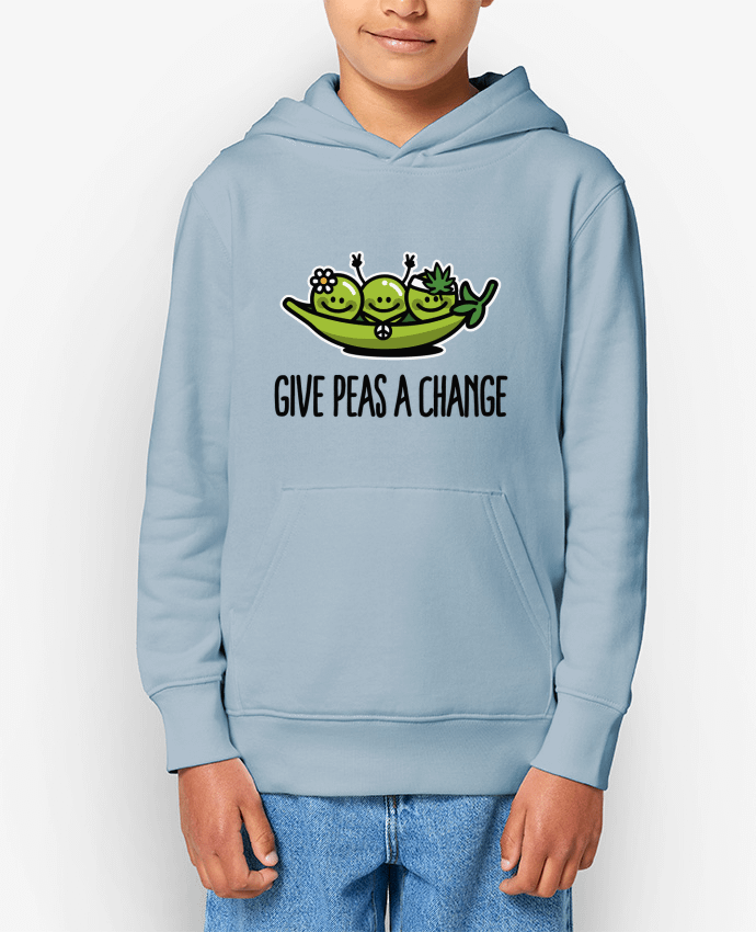 Sweat enfant Give peas a change Par LaundryFactory