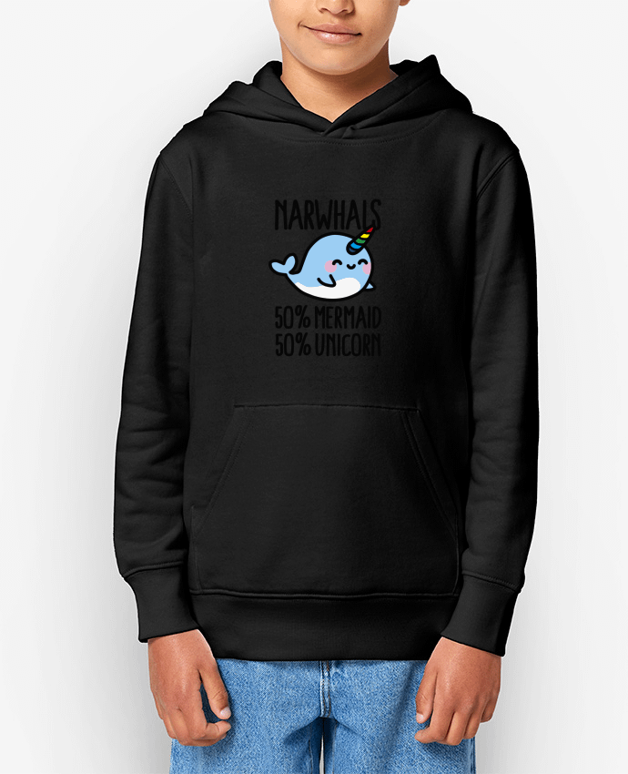 Sweat enfant NARWHALS MERMAID UNICORN Par LaundryFactory