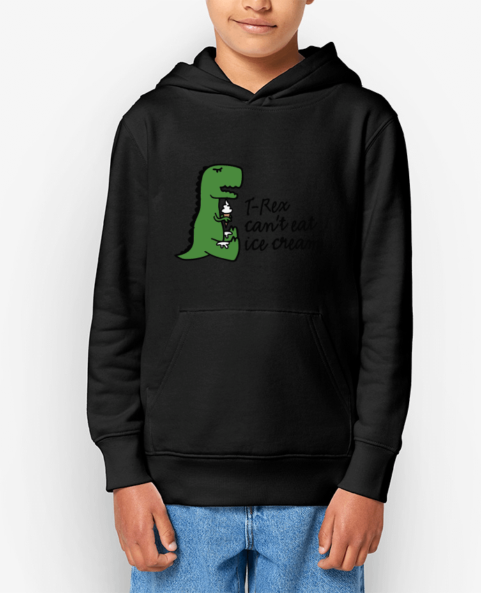 Sweat enfant TREX CANT EAT ICE Par LaundryFactory