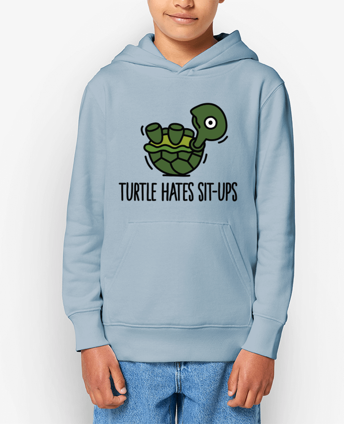 Sweat enfant TURTLE HATES SIT-UPS Par LaundryFactory