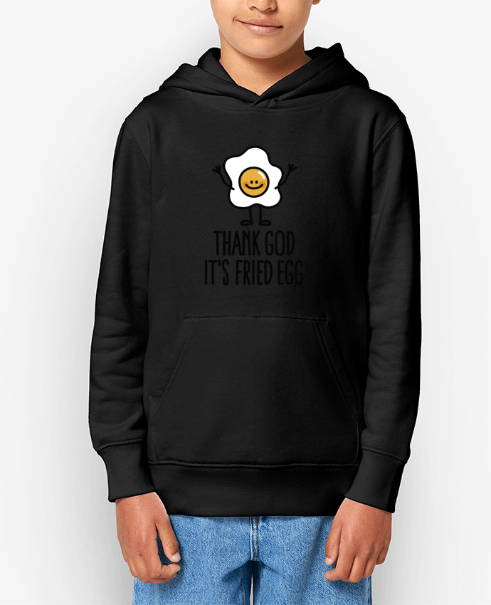 Sweat enfant THANK GOD ITS FRIED EGG Par LaundryFactory