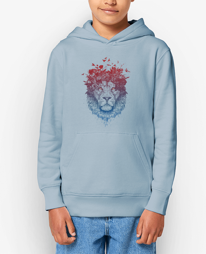 Sweat enfant Floral lion III Par Balàzs Solti