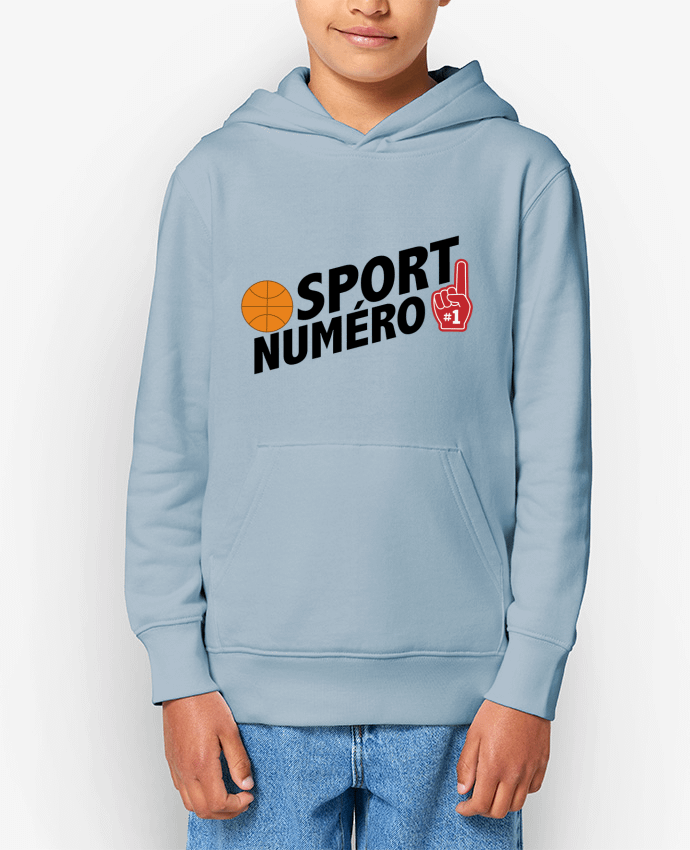Sweat enfant Sport numéro 1 Basket Par tunetoo