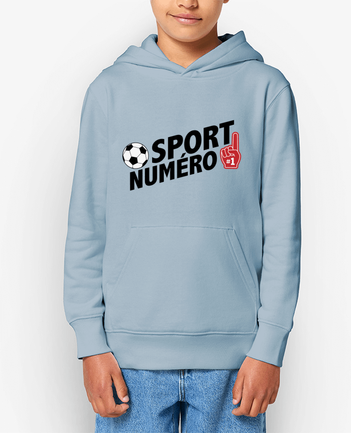 Sweat enfant Sport numéro 1 Football Par tunetoo