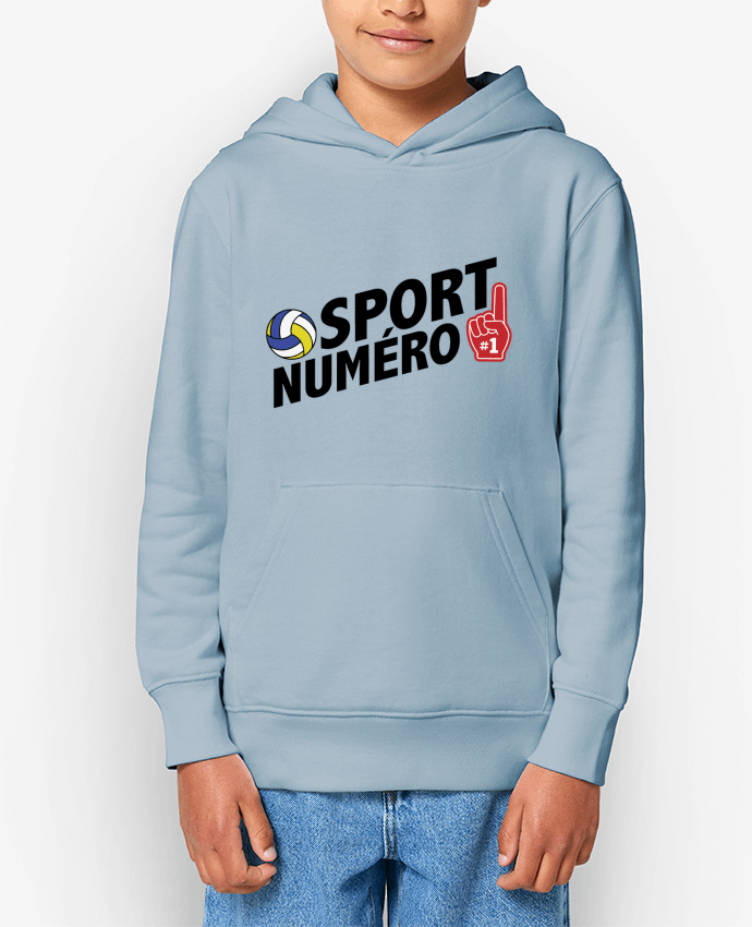 Sweat enfant Sport numéro 1 Volley Par tunetoo
