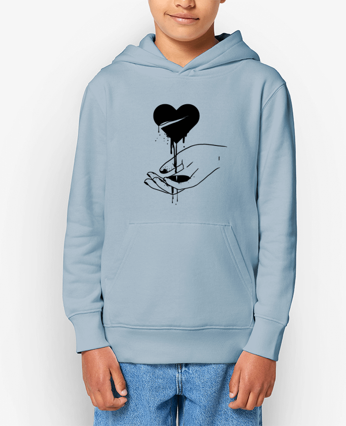 Sweat enfant COeur qui coule Par tattooanshort