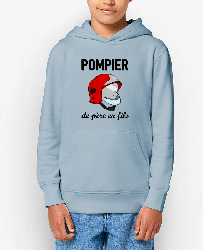 Sweat enfant Pompier de père en fils Par tunetoo