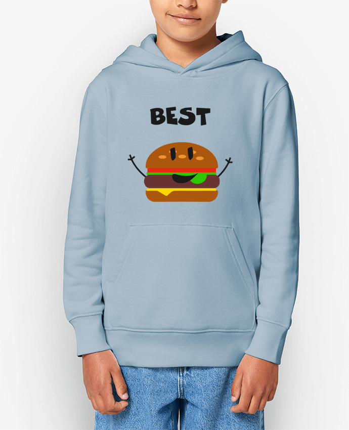 Sweat enfant BEST FRIENDS BURGER 1 Par tunetoo
