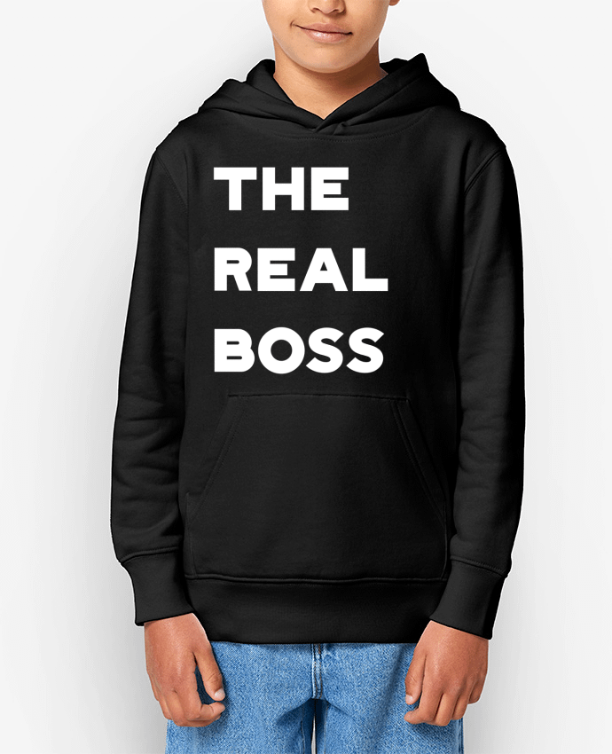 Sweat enfant The real boss Par Original t-shirt