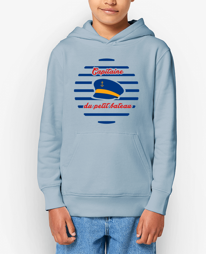 Sweat enfant Capitaine du petit bateau Par tunetoo