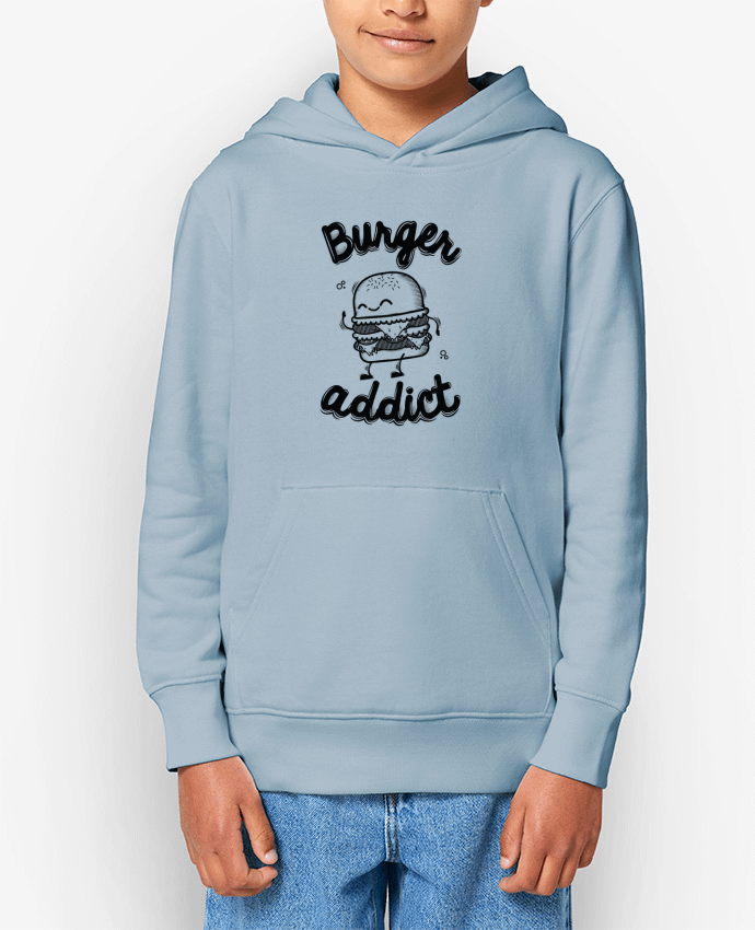 Sweat enfant BURGER ADDICT Par PTIT MYTHO