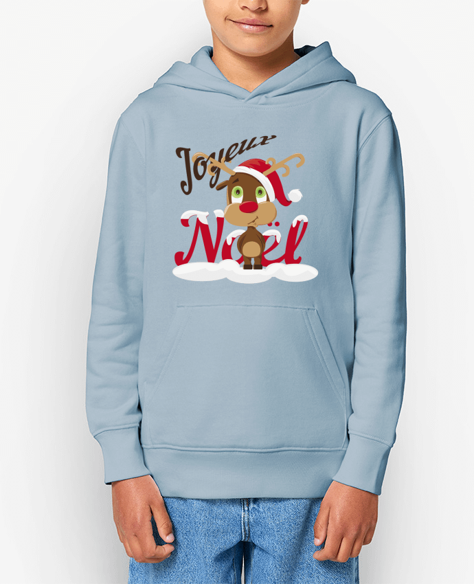 Sweat enfant Renne Joyeux Noël Enfant Par GraphiCK-Kids