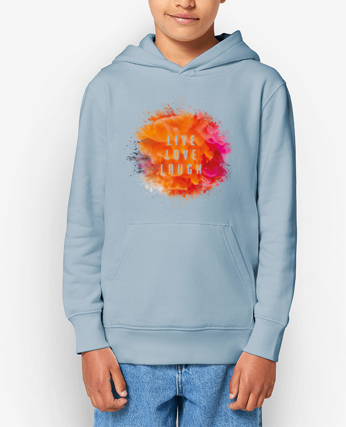 Sweat enfant Live Love Laugh Par Sonia Diao