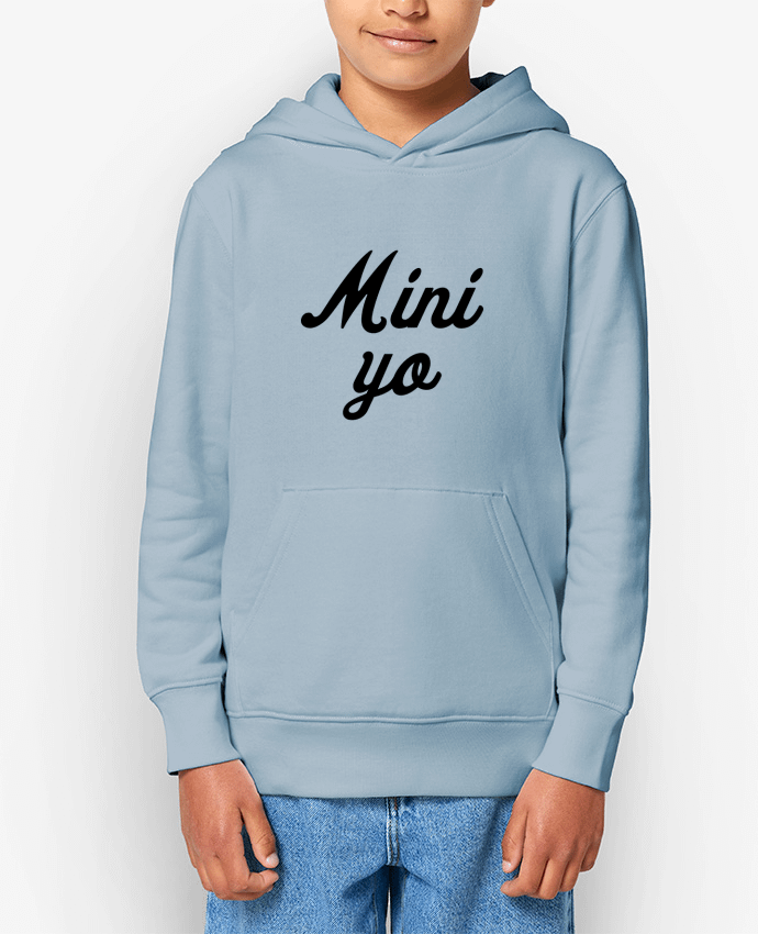 Sweatshirt à capuche écoresponsable enfant Mini yo Par tunetoo