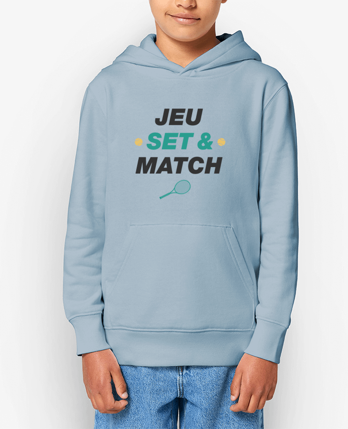 Sweat enfant Jeu Set & Match Par tunetoo