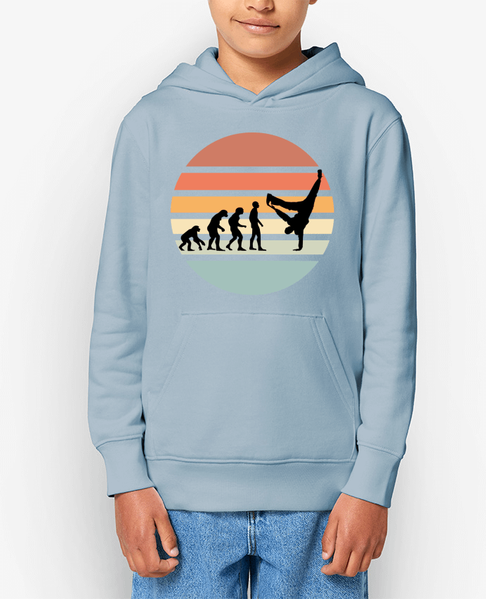 Sweat enfant Evolution de l'homme      HIP HOP Par Cheerocki