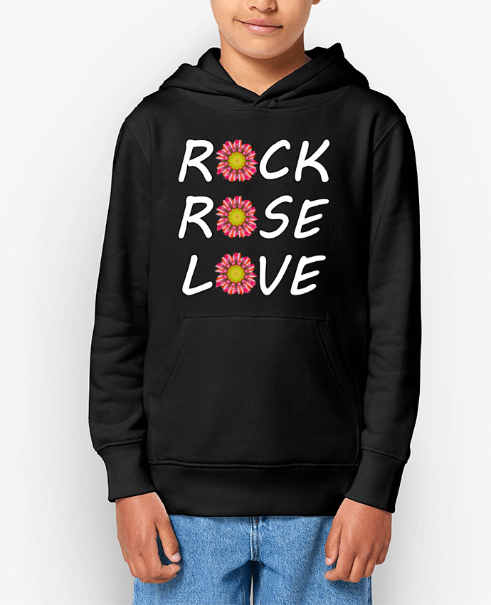 Sweat enfant Rock Rose Love Par LV-CREATOR