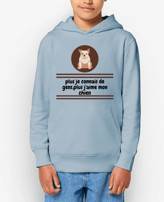 Sweat enfant J'aime mon chien Par Anastasia