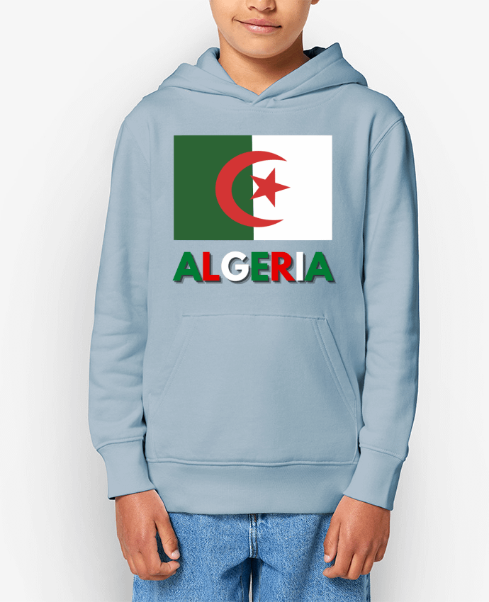 Sweat enfant Drapeau Algerie Par Anastasia