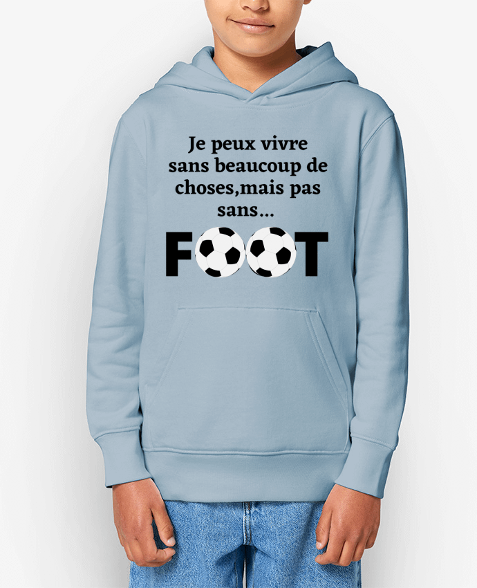 Sweat enfant Fou de foot Par Anastasia