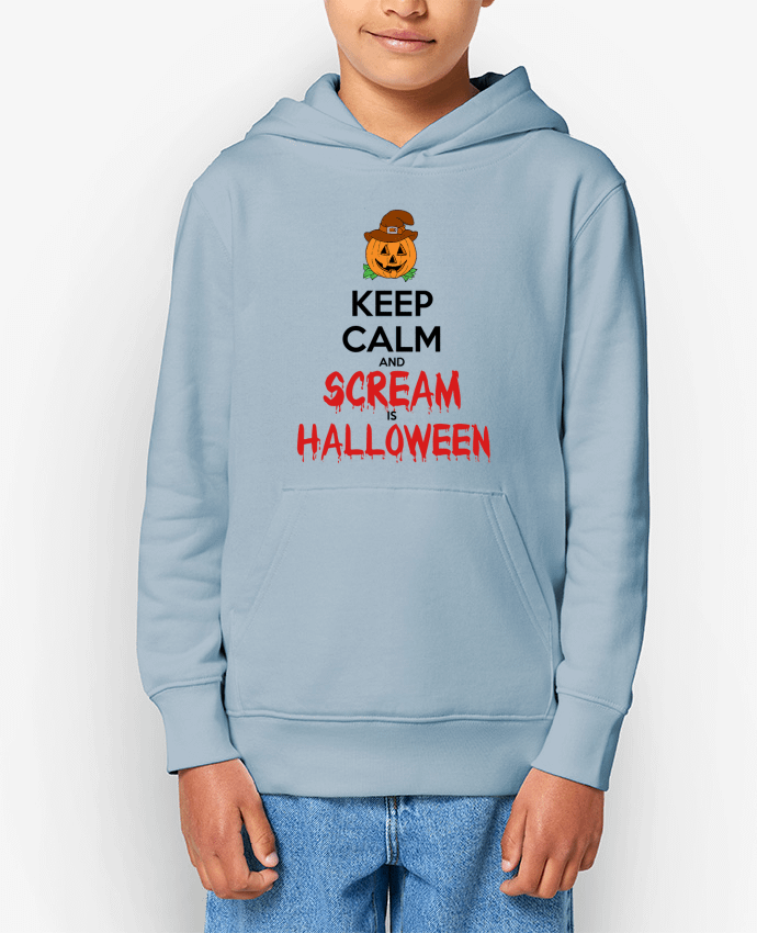 Sweat enfant Keep Calm and Scream is Halloween Par Happinessontheroad